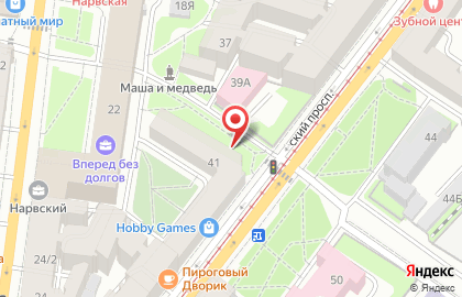Ортопедический салон Террапевтика на Старо-Петергофском проспекте на карте