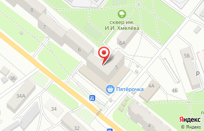 Пятёрочка в Старом Осколе на карте