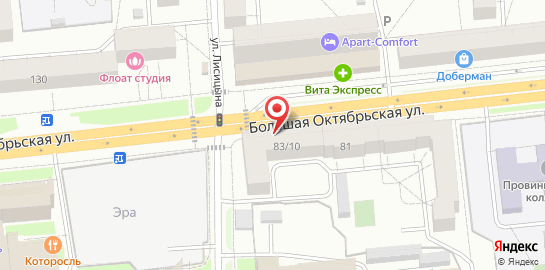Ветеринарный центр Природа на карте
