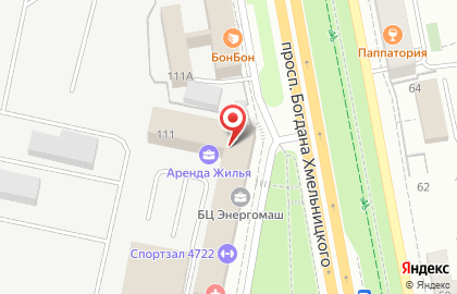 Банкомат ЮниКредит Банк, представительство в г. Белгороде на проспекте Богдана Хмельницкого, 111 на карте