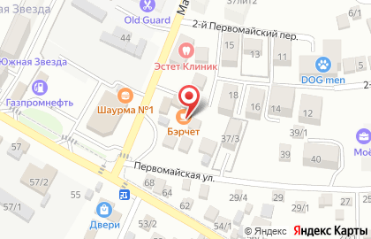 Автокомплекс на Майкопской улице на карте