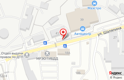 Авто-help на улице Шаляпина на карте