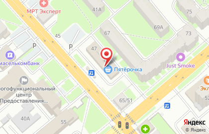 Магазин Дачник+Рекс на Калиновской улице на карте