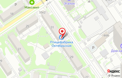 Фирменный и дистрибьюторский магазин Птицефабрика Октябрьская в Заельцовском районе на карте