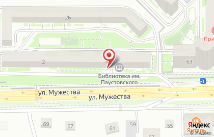 Библиотека им. К.Г. Паустовского в Центральном районе на карте