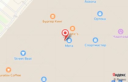 Ресторан Das колбаs в ТЦ МЕГА Омск на карте