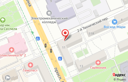 Магазин автозапчастей Кватро на проспекте Ленина на карте
