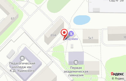 Продовольственный магазин на Рощинской улице на карте