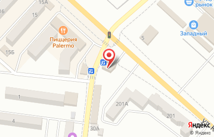 Фирменный магазин Ермолино в Западном микрорайоне на карте