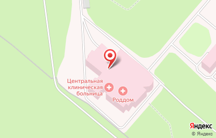 Центральная клиническая больница Управления Делами Президента РФ в Москве на карте