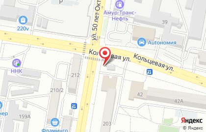 Магазин ритуальных товаров на улице 50 лет Октября на карте