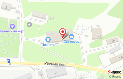Супермаркет Светофор в Алексеевке на карте