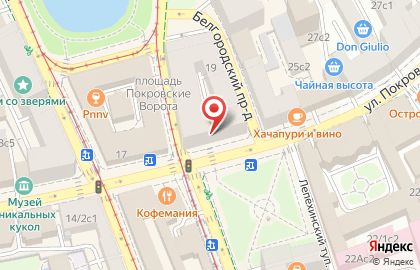 Пивной ресторан Клаштер на улице Покровка на карте