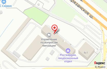 Центр лицензионно-разрешительной работы Главное управление Росгвардии по Московской области на карте