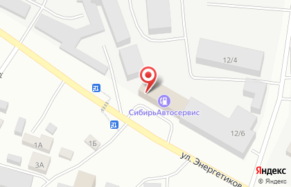 Торгово-транспортное предприятие на улице Энергетиков на карте