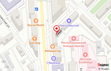Суши-бар Император в Советском районе на карте