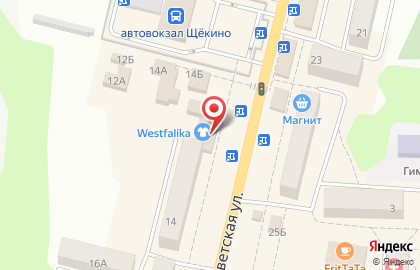 Фирменный магазин Ермолино на Советской улице на карте