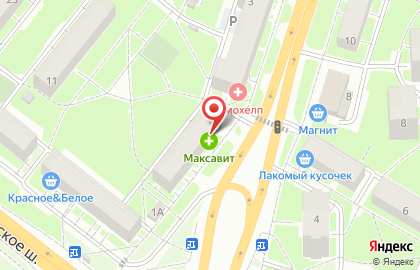 Цветочная база Флория в Московском районе на карте