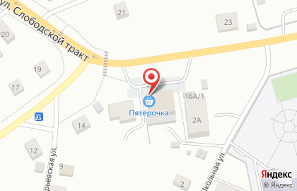 Универсам Пятёрочка на Проезжей улице на карте