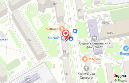 Почтовое отделение №109 на Советской улице на карте