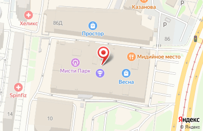 Салон оптики Линзочки в Индустриальном районе на карте