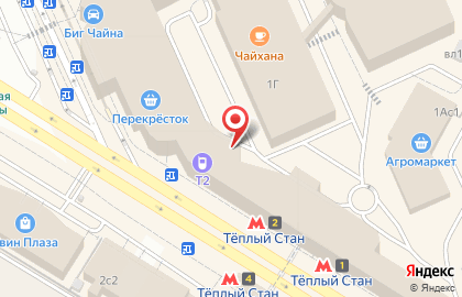 Магазин Мебель Ярцево на метро Тёплый стан на карте