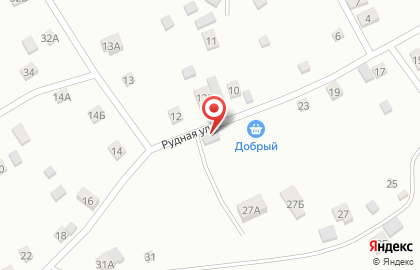 Продуктовый магазин Добрый в Центральном районе на карте