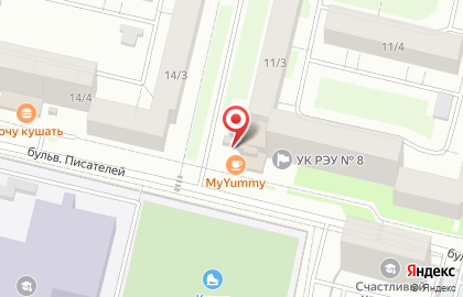 Экспресс-кофейня MyYummy Coffee на карте