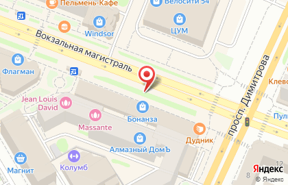 ЗАО Банкомат, Кредит Европа Банк на улице Вокзальной магистрали на карте
