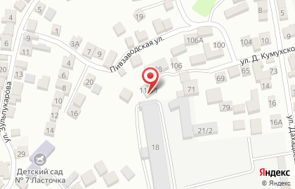 Частный детский сад Умнички в Буйнакске на карте