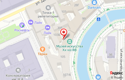 Музей искусства г. Санкт-Петербурга XX-XXI веков на карте