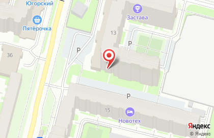 Ресо-Гарантия на Югорской улице на карте