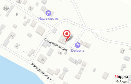База отдыха Рыжий пёс на карте