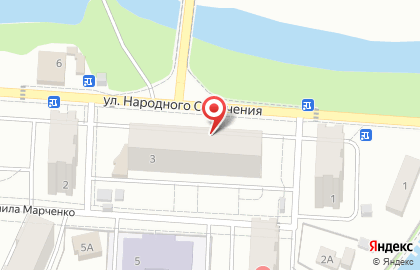 Магазин хлебобулочных изделий на ул. Михаила Марченко, 3 на карте