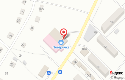 Универсам Пятёрочка в Рязани на карте