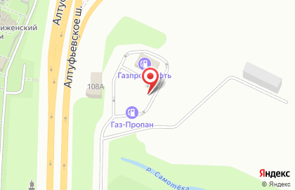 АЗС Газпромнефть на Алтуфьевском шоссе на карте