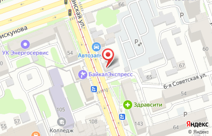 Презенталь Байкал, наружная реклама на карте