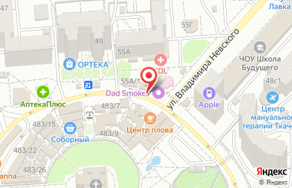 Микрофинансовая компания Простозайм на улице Владимира Невского на карте