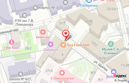 Банк КБ Новый век на улице Щипок на карте