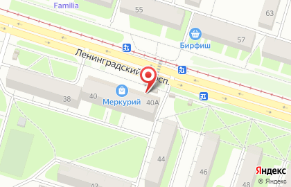 Пекарня Хлебница на Ленинградском проспекте на карте