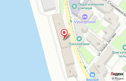 Банк Возрождение, Операционный Офис в г. Выборг на карте