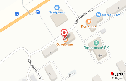 Парикмахерская Маргаритка на Центральной улице на карте