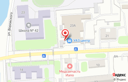 Автосалон Арена на улице Генерала Доватора на карте