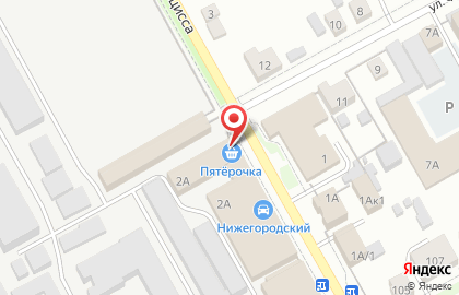 Супермаркет Пятёрочка в Нижнем Новгороде на карте