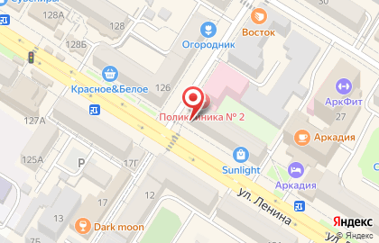 Салон оптики 36 в Центральном районе на карте