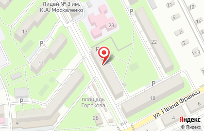 Салон цветов Флоранс-Декор в Правобережном районе на карте