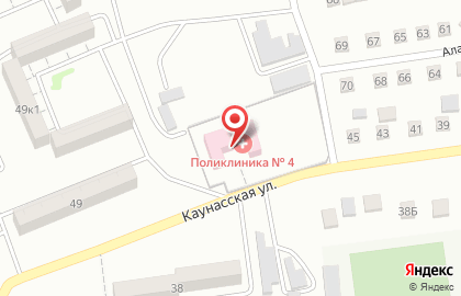 Астраханская клиническая больница на Каунасской улице на карте