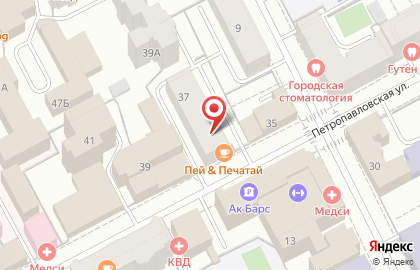 Клининговая компания Формула чистоты на Петропавловской улице на карте