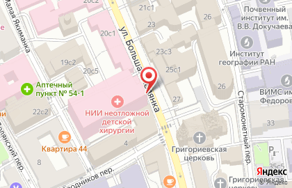 Международный благотворительный общественный фонд помощи детям при катастрофах и войнах на карте