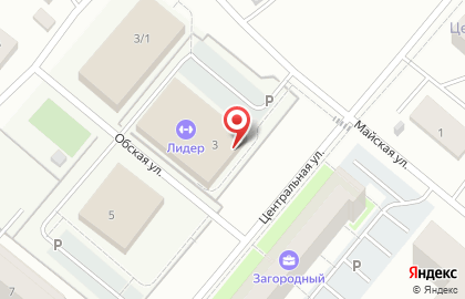 Центр физического развития Атлет на Центральной улице на карте